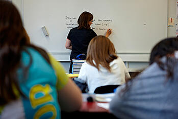 Swiss Middle School Classroom image