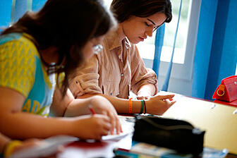 Brillantmont students studying at school