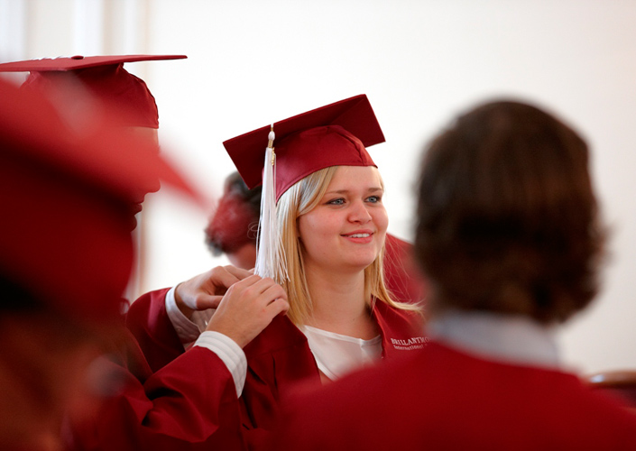 Brillantmont students at graduation