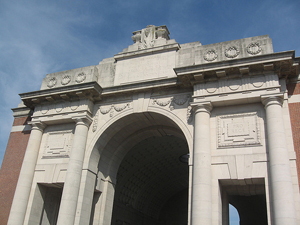 Menin Gate memorial in Ypres