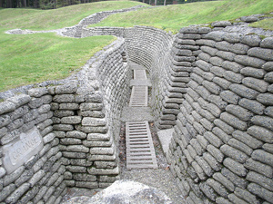 Exctra curricular activities trenches in Somme France