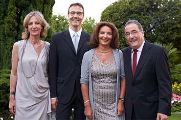 The Brillantmont board: Anne Frei, Eric Frei, Corinne Frei and Philippe Pasche