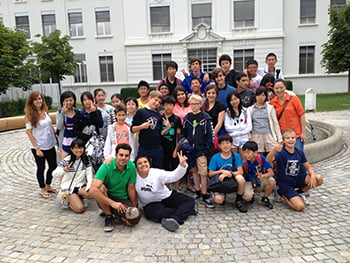 Learning languages at an international summer school