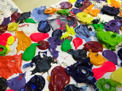 Art at Brillantmont international school - paint