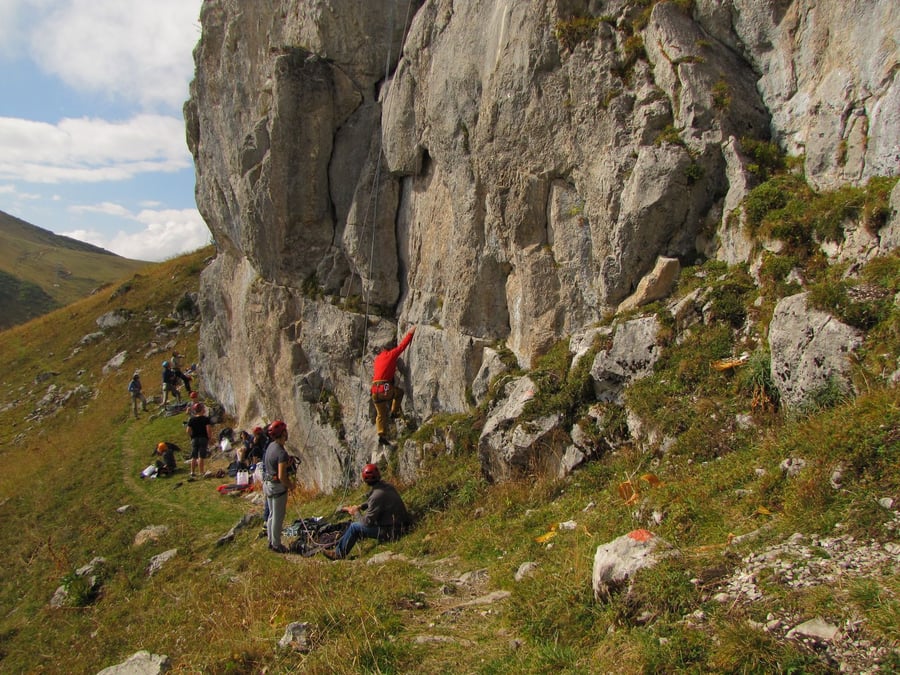 スイスでの登山