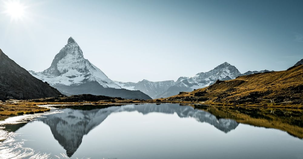 मैटरहॉर्न पर्वत ज़रमैट स्विटज़रलैंड