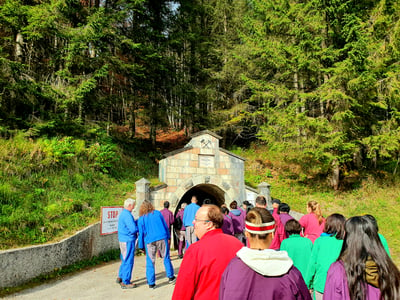 Brillantmont trip to Austria - salt mines